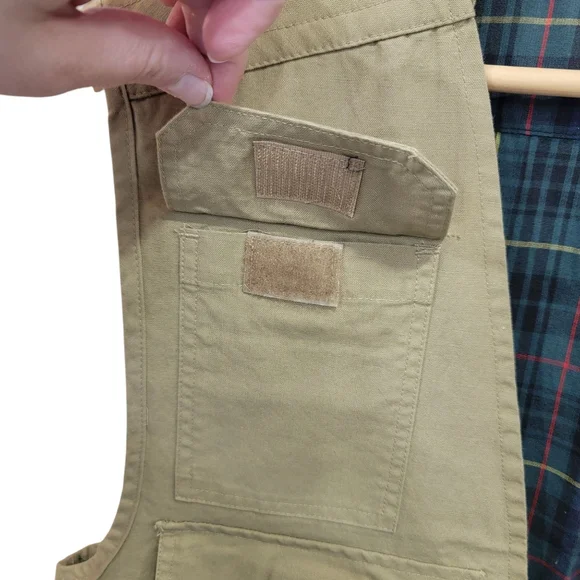 Vintage Gardeners Eden Utility Field Vest Tan Lightweight Safari Camping… - Picture 10 of 16